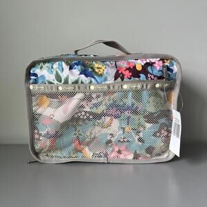 Lesportsac Hawaii Small Organizer in Light Gray NWT